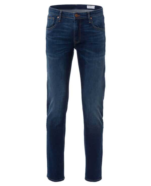 Cross Jeans Herren Jeans Damien - Slim Fit - Blau - Stone