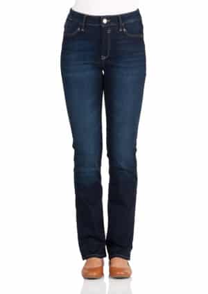 Mavi Damen Jeans Kendra - Straight Fit - Blau - Deep Uptown Str