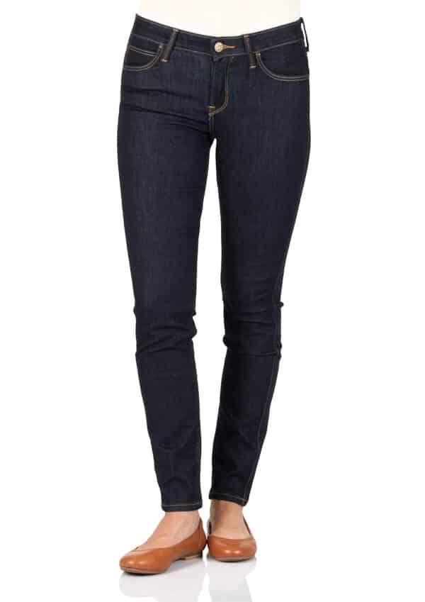 Lee Damen Jeans Scarlett - Skinny Fit - Blau - Rinse