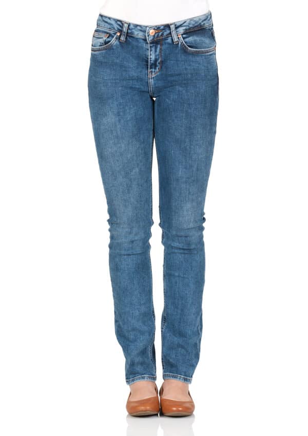 LTB Damen Jeans Aspen Y Slim Fit - Blau - Sior Undamaged Wash