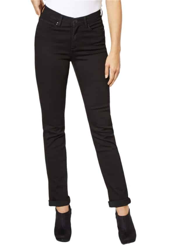 Paddock`s Damen Jeans Motion & Comfort Kate - Straight Fit - Schwarz - Black/Black