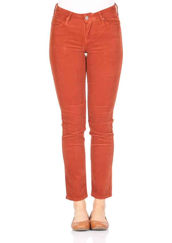 Lee Damen Jeans Elly - Slim Fit - Orange - Picante