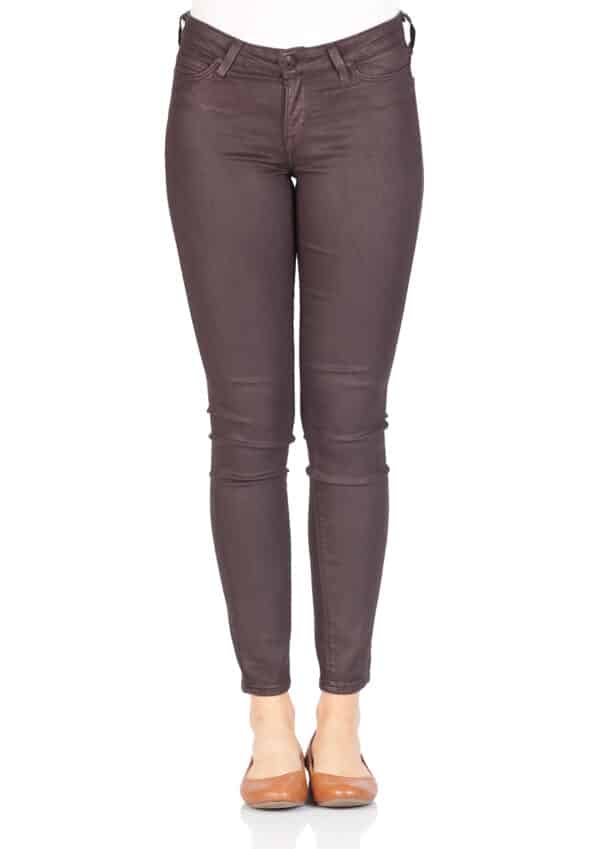 Lee Damen Jeans Scarlett - Skinny Fit - Lila - Plum