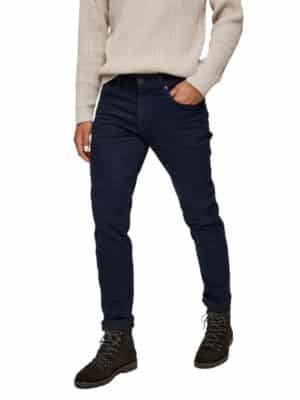 Selected Homme Herren Jeans SLH196-STRAIGHT SCOTT 6155 - Straight Fit - Blau - Blue Black Denim