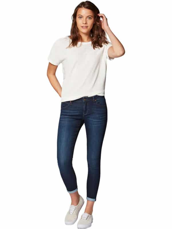 Mavi Damen Jeans Lexy - Skinny Fit - Blau - Deep Sateen Glam