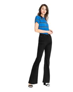 Lee Damen Jeans Breese - Bootcut - Schwarz - Black Rinse