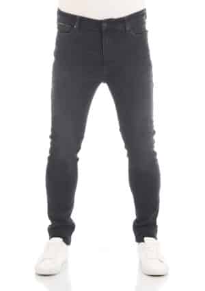 Tommy Hilfiger Herren Jeans Simon - Skinny Fit - Schwarz - Dynamic Jacob Black