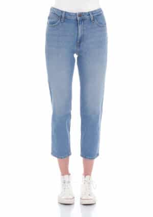 Lee Damen 3/4 Jeans Carol - Straight Fit - Blau - Mid Soho