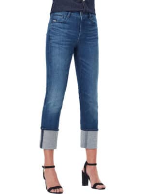 G-Star Damen Jeans Noxer Straight Fit - Blau - Faded Neptune Blue