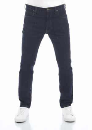 Lee Herren Jeans Jeanshose Rider - Slim Fit - Blau - Rinse