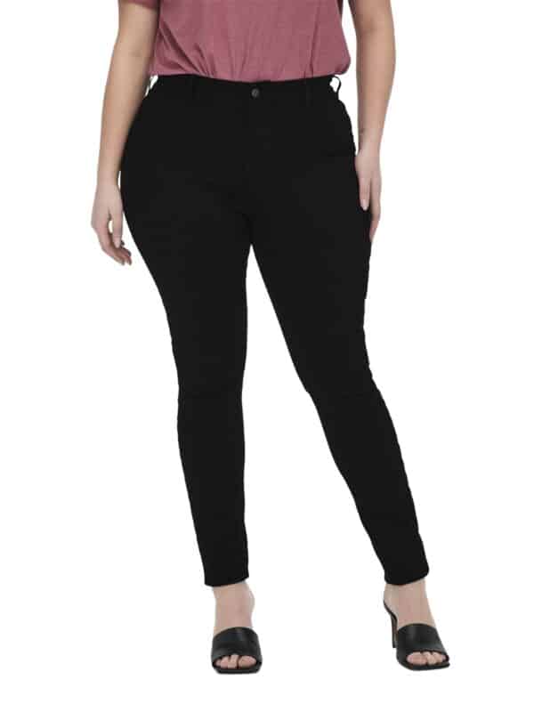 Carmakoma by Only Damen Jeans CARHUBA - Skinny Fit - Schwarz - Black - Plus Size