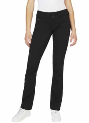 Pepe Jeans Damen Jeans Gen - Regular Fit - Schwarz - Stay Black