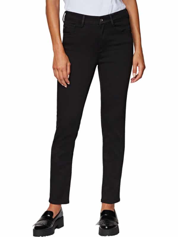 Mavi Damen Jeans Sophie - Skinny Fit - Schwarz - Black STR