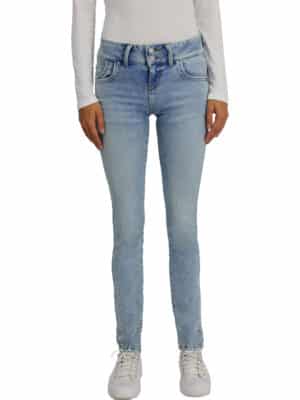 LTB Damen Jeans Molly M Super Slim Fit - Blau - Ennio Wash