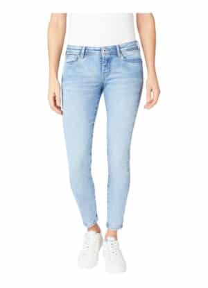 Pepe Jeans Damen Jeans Venus - Regular Fit - Blau - Light Wiser