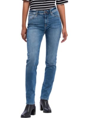 Cross Jeans Damen Jeans Lauren - Bootcut - Blau - Light Blue