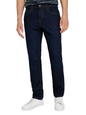 Tom Tailor Herren Jeans Josh - Slim Fit - Blau - Rinsed Blue Denim