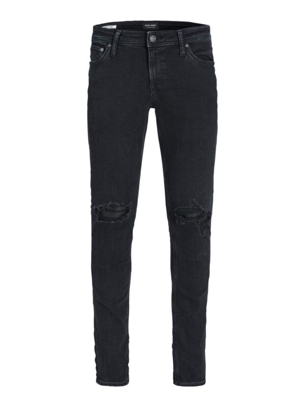 Jack & Jones Herren Jeans JJILIAM JJORIGINAL AM 305- Skinny Fit - Schwarz - Black Denim