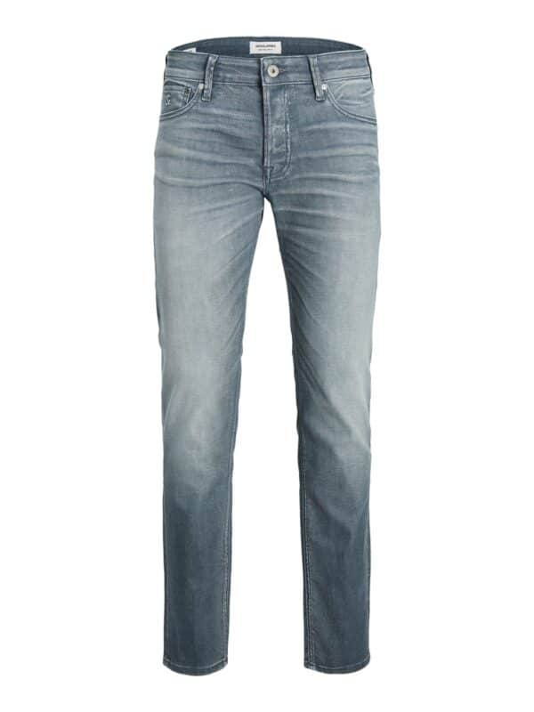 Jack & Jones Herren Jeans JJITIM JJOLIVER JOS 319 - Slim Fit - Grau - Grey Denim