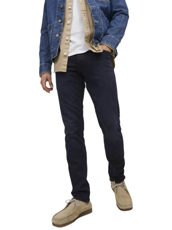 Jack & Jones Herren Jeans JJIGLENN JJICON JJ 556 - Slim Fit - Blau - Blue Denim