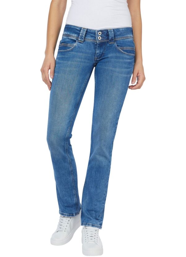 Pepe Jeans Damen Jeans VENUS - Regular Fit - Blau - Sky Blue Wiser