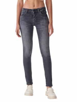 LTB Damen Jeans NICOLE Skinny Fit - Blau - Cali Undamaged Wash