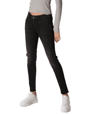 M.O.D. Damen Jeans ELLEN - Skinny Fit - Schwarz- Mallorca Black