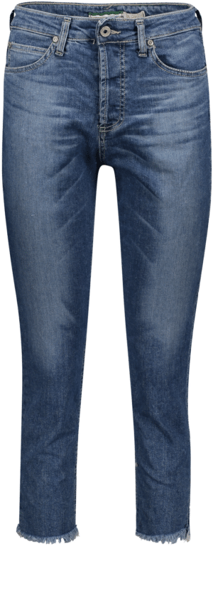 Please Damen Jeans P 66M_BQ2PAU-P6AJ - Straight Cropped - Blau - Blue Denim