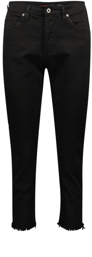 Please Damen Jeans P 66M_DR7N3N-P6AJ - Straight Cropped - Schwarz - Nero