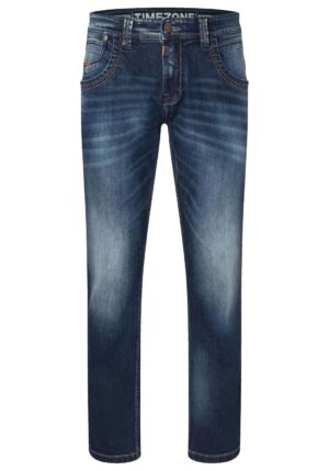 TIMEZONE Herren Jeans REGULAR ELIAZTZ - Regular Fit - Blau - Indigo Work Wash