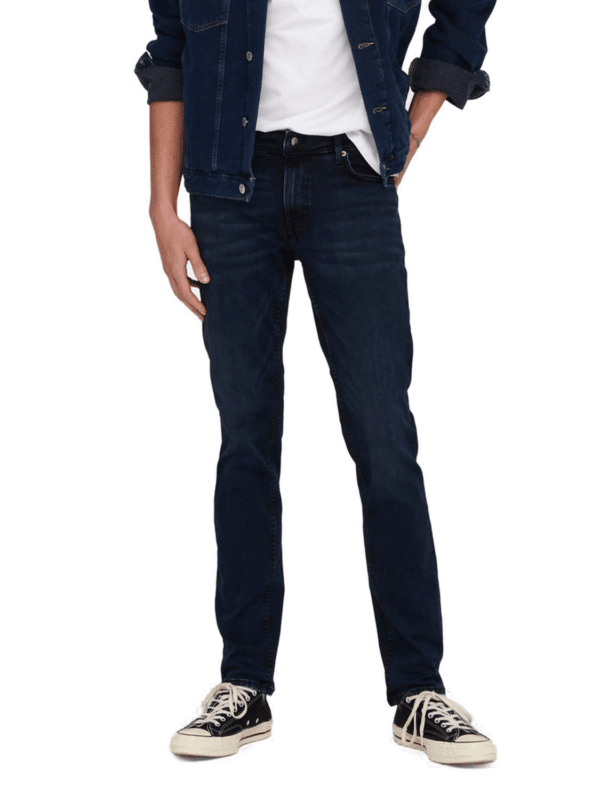 Only & Sons Herren Jeans ONSLOOM SLIM 4976 - Slim Fit - Blau - Blue Black Denim