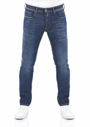 Replay Herren Jeans WILLBI Regular Fit - Blau - Dark Blue Denim