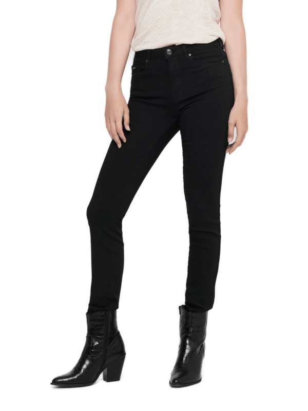 Only Damen Jeans ONLFOREVER SOO796C - Skinny Fit - Schwarz - Black Denim