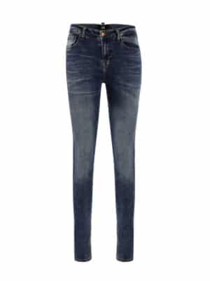 LTB Damen Jeans AMY X - Skinny Fit - Blau - Sior Undamaged Wash