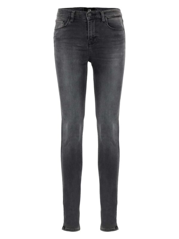 LTB Damen Jeans AMY X - Skinny Fit - Grau - Enara Wash