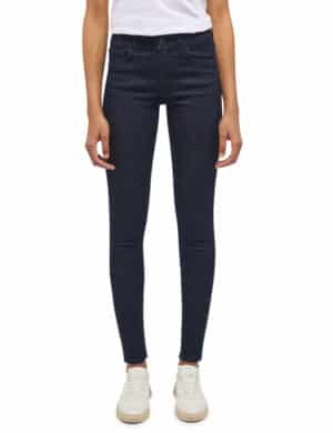 Mustang Damen Jeans SHELBY Skinny Fit - Blau - Dark Blue Denim