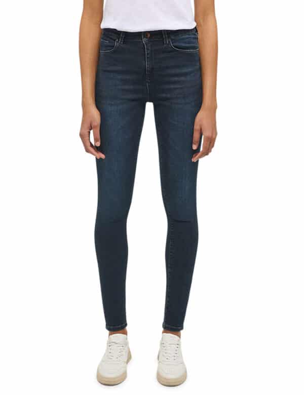 Mustang Damen Jeans GEORGIA Super Skinny Fit - Blau - Dark Blue Denim