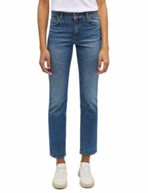 Mustang Damen Jeans CROSBY Relaxed Straight Fit - Blau - Blue Denim