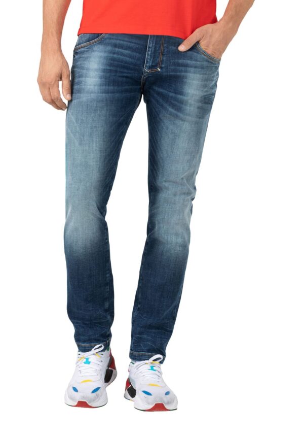 TIMEZONE Herren Jeans SLIM SCOTTTZ - Slim Fit - Blau - Blue Denim Wash