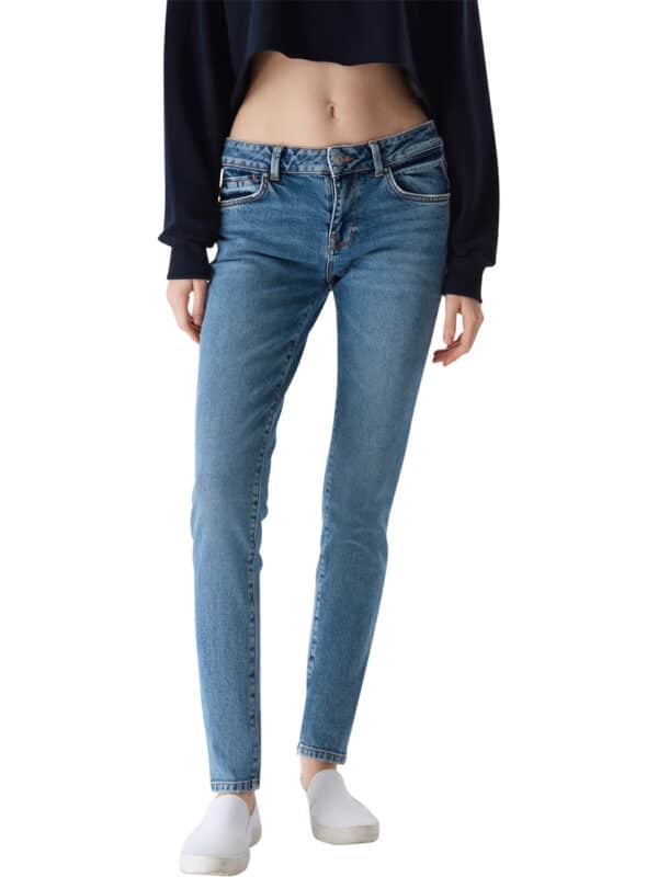 LTB Damen Jeans NICOLE Skinny Fit - Blau - Sevita Wash