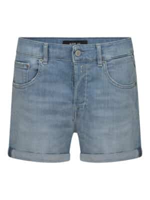 Replay Damen Short ANYTA - Regular Fit - Blau - Light Blue Denim