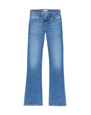 Wrangler Damen Jeans BOOTCUT - Blau - Raven