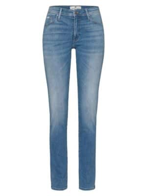 Cross Jeans Damen Jeans ANYA - Slim Fit - Blau - Medium Blue