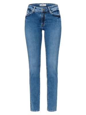 Cross Jeans Damen Jeans ANYA - Slim Fit - Blau - Blue Denim