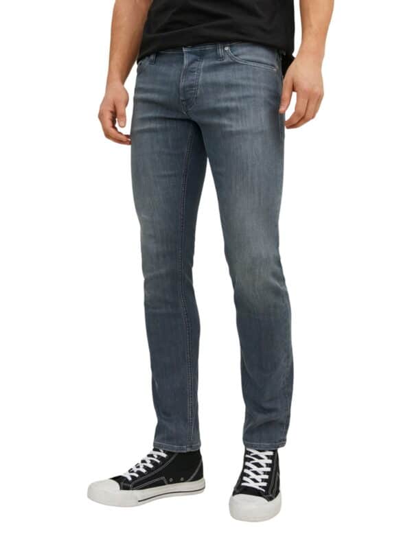 Jack & Jones Herren Jeans JJIGLENN JJORIGINAL AM 862 - Slim Fit - Grrau - Grey Denim