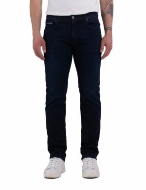 Replay Herren Jeans GROVER Straight Fit - Slim Leg - Blau - Dark Blue Denim