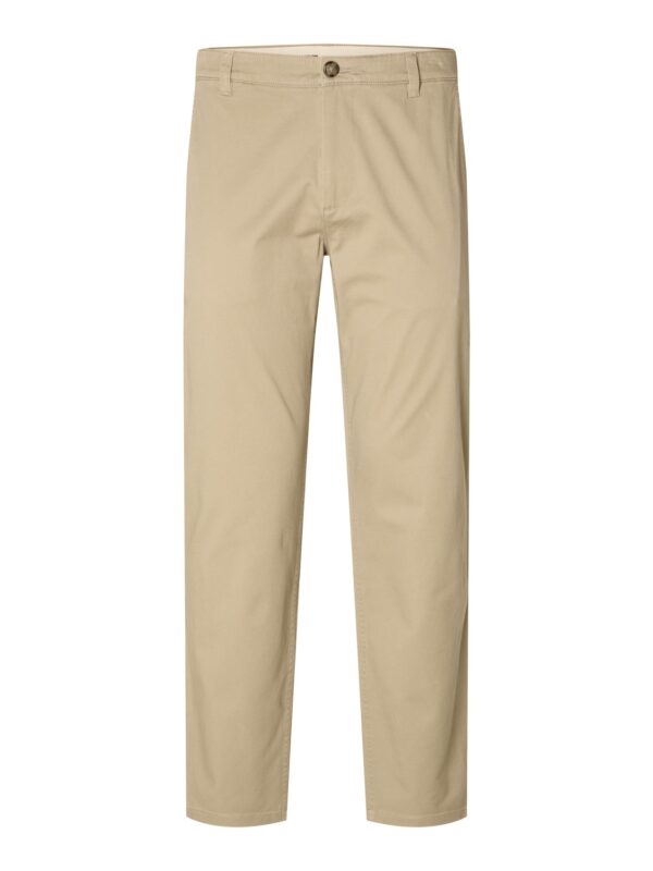 Selected Homme Herren Chino Hose SLH175-SLIM BILL - Slim Fit Beige