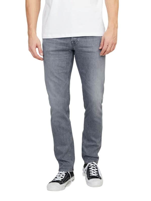 Jack & Jones Herren Jeans JJIMIKE JJORIGINAL AM 422 - Relaxed Fit - Grau - Grey Denim