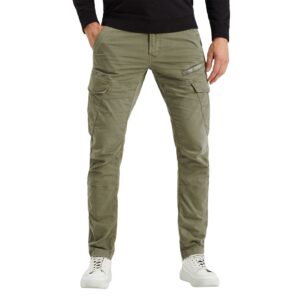 PME Legend Herren Cargohose NORDROP - Tapered Fit - Grün - Green