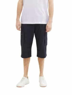 Tom Tailor Herren Bermuda Short PRINTED MAX OVERKNEE - Relaxed Fit